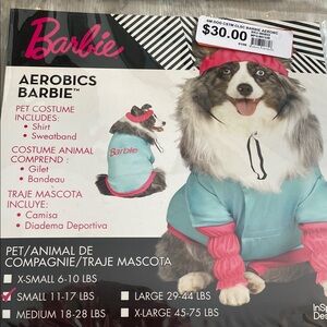 Barbie Blue and Pink Dog Outfit